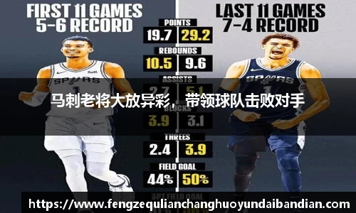 马刺老将大放异彩，带领球队击败对手